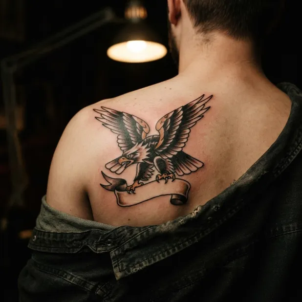 Colour tattoo work at Betty B. Amsterdam